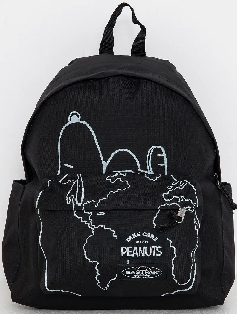 EASTPAK Day Pak'R Medium Backpack With Bottle Holder & Laptop Sleeve - Peanuts Placed